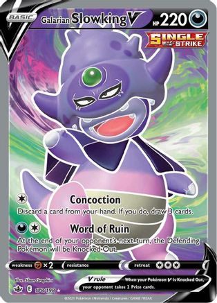 Galarian Slowking V (Full Art) 178 - Holofoil - Ultra Rare