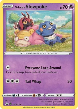 Galarian Slowpoke SWSH126 - Holofoil - Promo