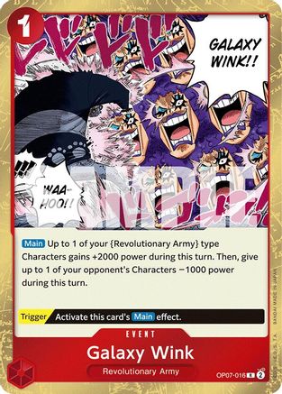 Galaxy Wink (OP07-016) - Rare