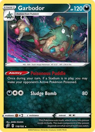 Garbodor 118 - Rare