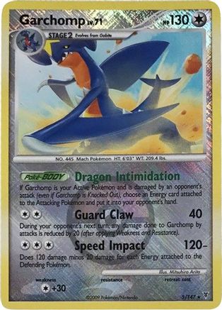 Garchomp - 5/147 (Championship Promo)/147 - Reverse Holofoil - Promo