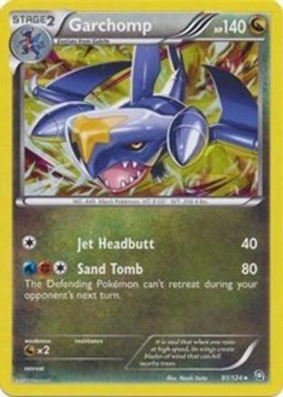 Garchomp - 91/124 (Cracked Ice Holo)/124 - Holofoil - Holo Rare