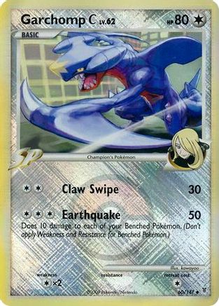 Garchomp C - 60/147 (League Promo)/147 - Reverse Holofoil - Promo