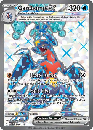 Garchomp ex 219/182 - Holofoil - Ultra Rare