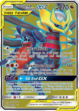 Garchomp & Giratina GX (Full Art) - Holofoil - Ultra Rare