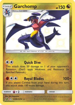 Garchomp SV40 - Holofoil - Shiny Holo Rare