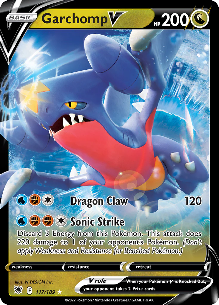 Garchomp V 117 - Holofoil - Ultra Rare