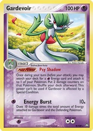 Gardevoir - 9/108 (EX Power Keepers)/108 - Rare