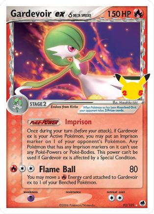Gardevoir ex (Delta Species) 093 - Holofoil - Classic Collection