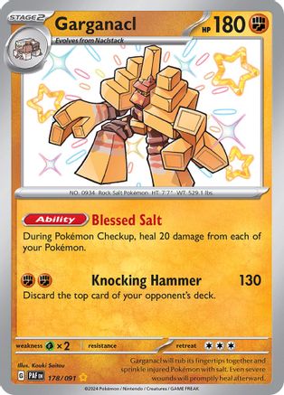 Garganacl 178 - Holofoil - Shiny Rare