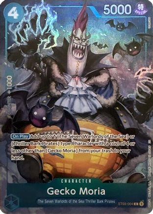 Gecko Moria (Seven Warlords of the Sea Binder Set) (ST03-004) - Common