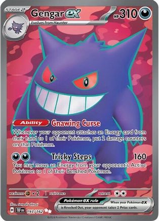 Gengar ex 193/162 - Holofoil - Ultra Rare