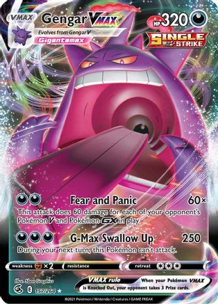 Gengar VMAX 157 - Holofoil - Ultra Rare