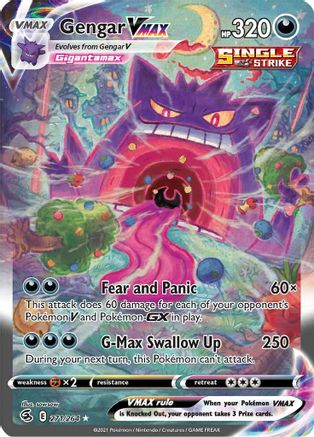 Gengar VMAX (Alternate Art Secret) 271 - Holofoil - Secret Rare