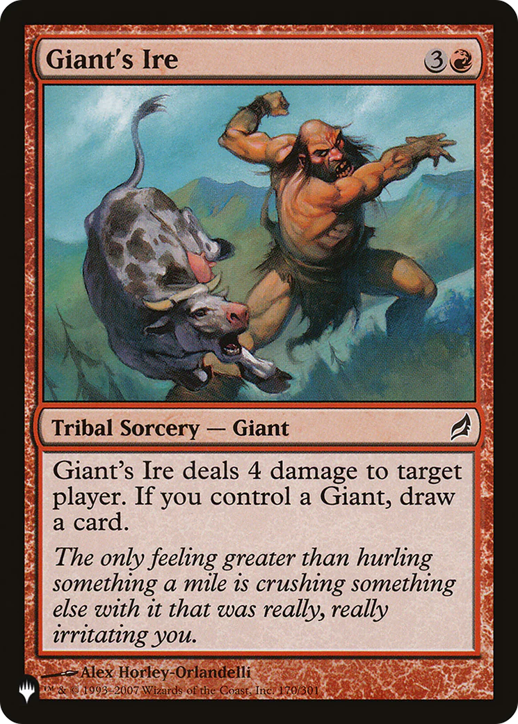 Giant's Ire (LIST-LRW-170) - The List