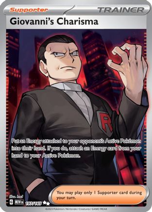 Giovanni's Charisma 197/165 - Holofoil - Ultra Rare