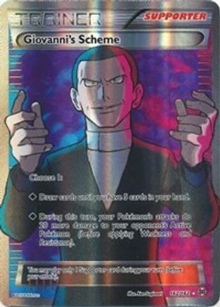 Giovanni's Scheme (Full Art) 162 - Holofoil - Ultra Rare