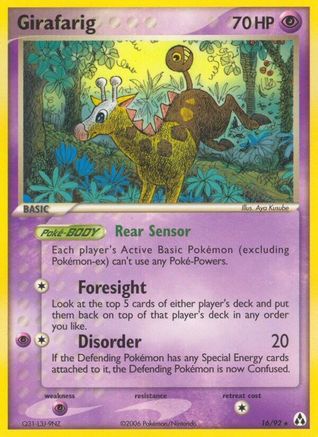 Girafarig - Reverse Holofoil - Rare