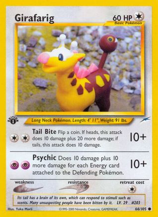 Girafarig 066 - 1st Edition - Common