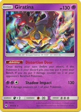 Giratina (Cosmos Holo) 097/214 - Holofoil - Promo