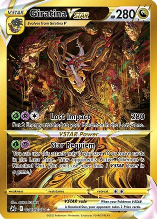 Giratina VSTAR (Secret) GG69 - Holofoil - Secret Rare