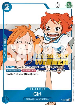 Girl (OP14 Release Event Winner) (P-096) - Promo