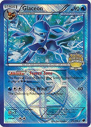 Glaceon - 23/116 (City Championships)/116 - Reverse Holofoil - Promo