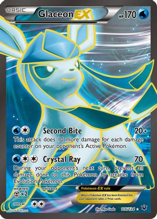 Glaceon EX (Full Art) 116 - Holofoil - Ultra Rare