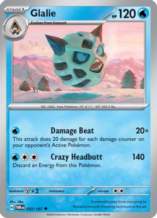 Glalie 052  - Uncommon