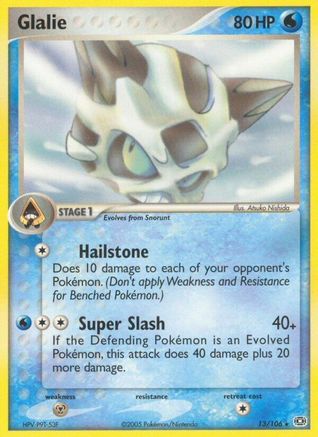 Glalie - Reverse Holofoil - Rare