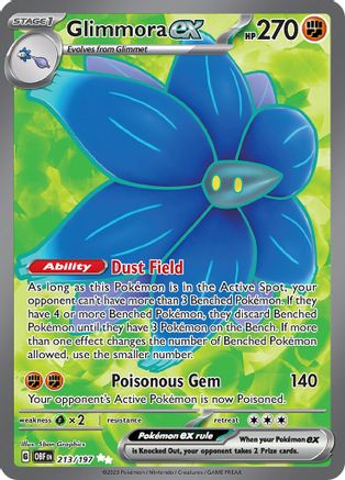 Glimmora ex 213/197 - Holofoil - Ultra Rare