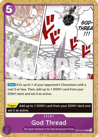 God Thread (OP10-079) - Uncommon