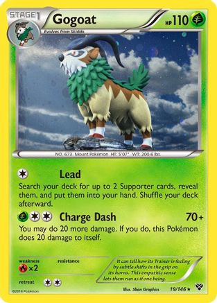 Gogoat - 19/146 (Cosmos Holo)/146 - Holofoil - Promo