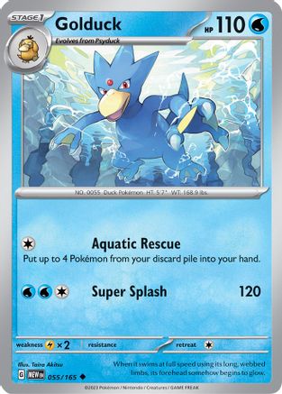 Golduck 055 - Uncommon