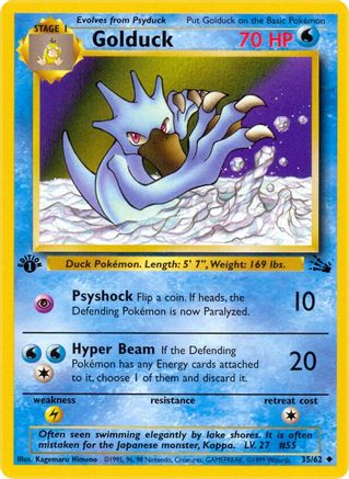 Golduck 035 - 1st Edition - Uncommon