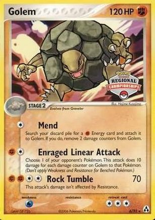 Golem - 6/92 (Regional Championships)/92 - Promo