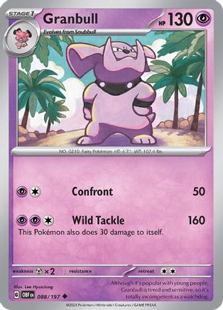 Granbull 088 - Uncommon