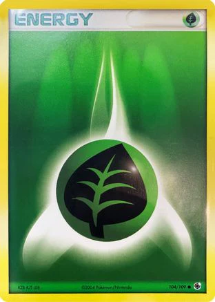 Grass Energy - 104/109 (EX Hidden Legends)/109 - Common