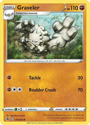 Graveler 136 - Uncommon