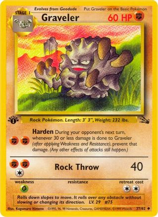 Graveler 037 - 1st Edition - Uncommon