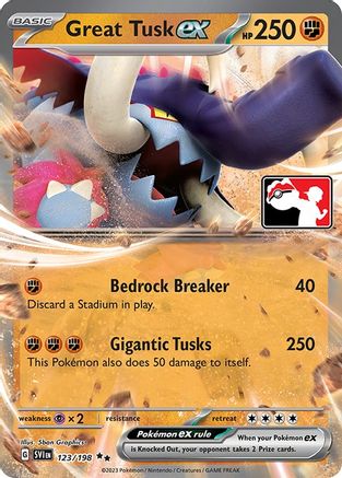 Great Tusk ex - Holofoil - Double Rare
