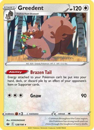 Greedent 128 - Holofoil - Holo Rare