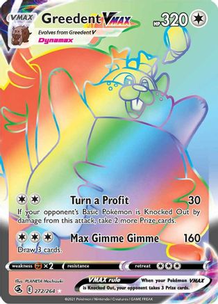 Greedent VMAX (Secret) 272 - Holofoil - Secret Rare