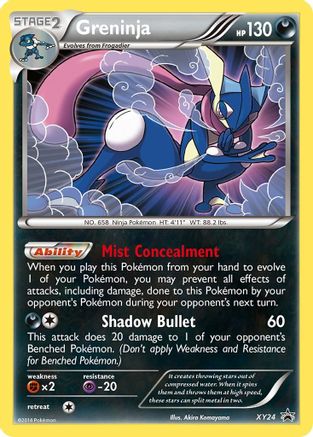 Greninja - XY24 - Holofoil - Promo