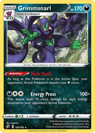 Grimmsnarl 125 - Holofoil - Holo Rare