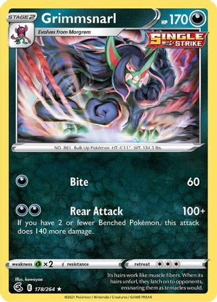 Grimmsnarl 178 - Holofoil - Holo Rare