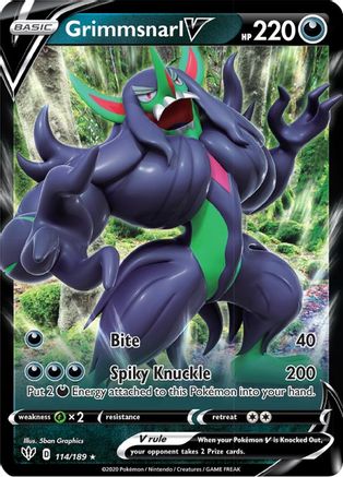 Grimmsnarl V 114 - Holofoil - Ultra Rare