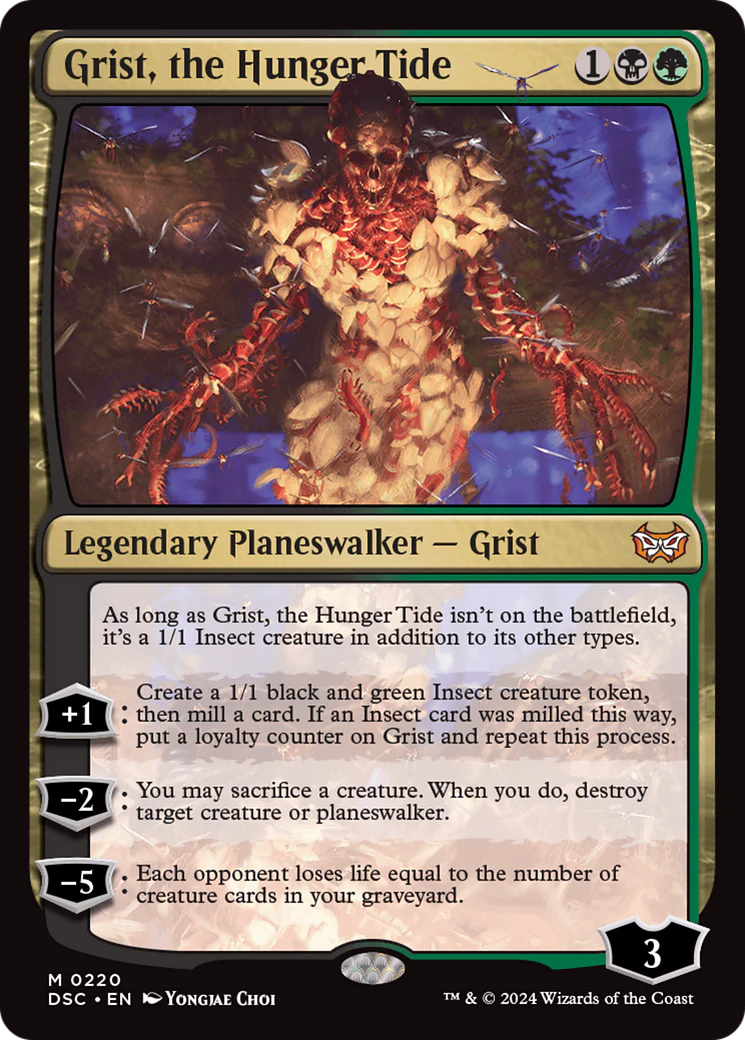 Grist, the Hunger Tide (DSC-220) - Duskmourn: House of Horror Commander - Image 8