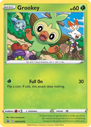 Grookey SWSH070 - Holofoil - Promo