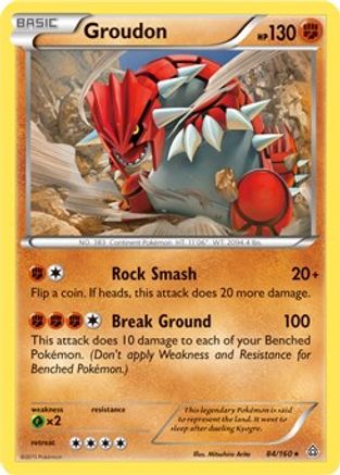 Groudon (XY Primal Clash) 084/160 - Holofoil - Holo Rare
